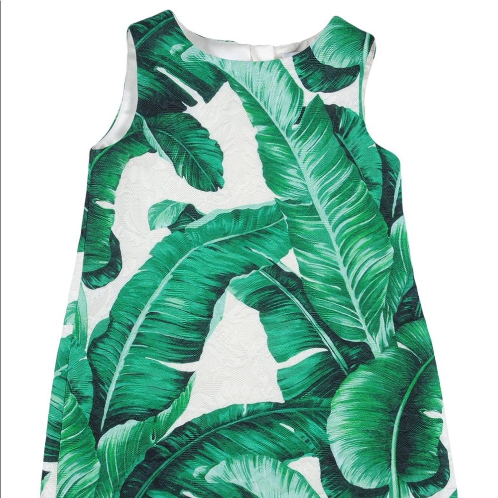 Dolce and Gabbana Banana Leaf Dress